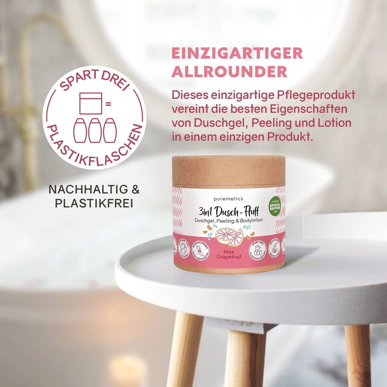 3in1 Dusch-Fluff "Grapefruit"