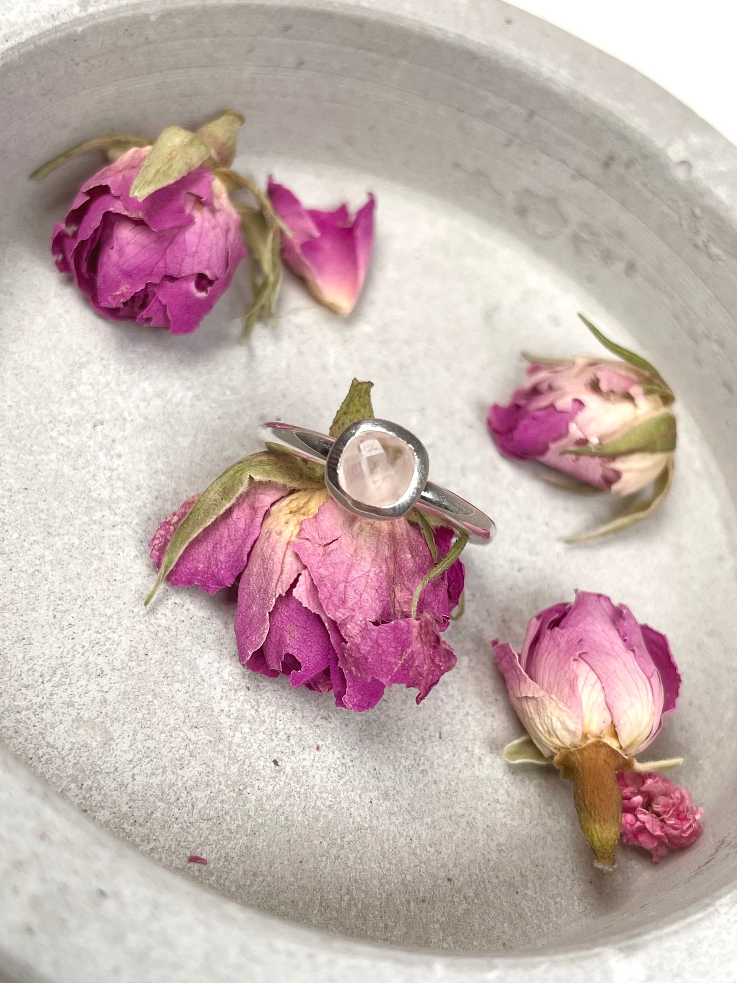 Rosenquarz Ring