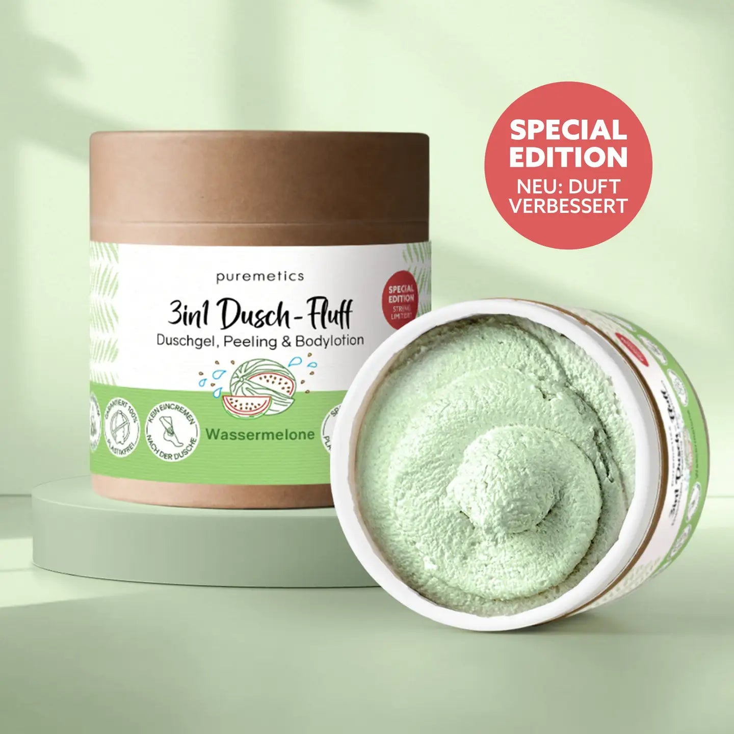 3in1 Dusch-Fluff "Wassermelone"