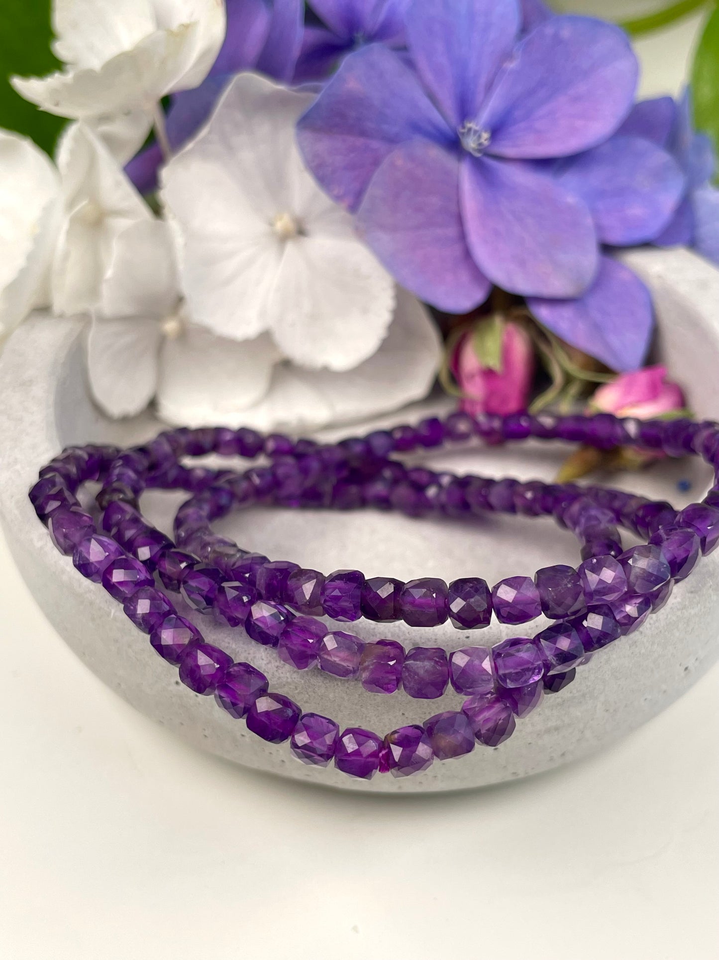Amethyst Würfel Armband