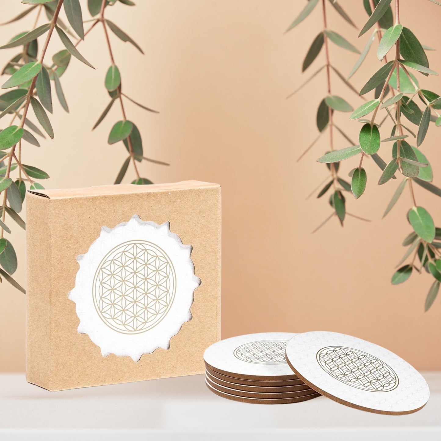 Untersetzer Set Blume des Lebens