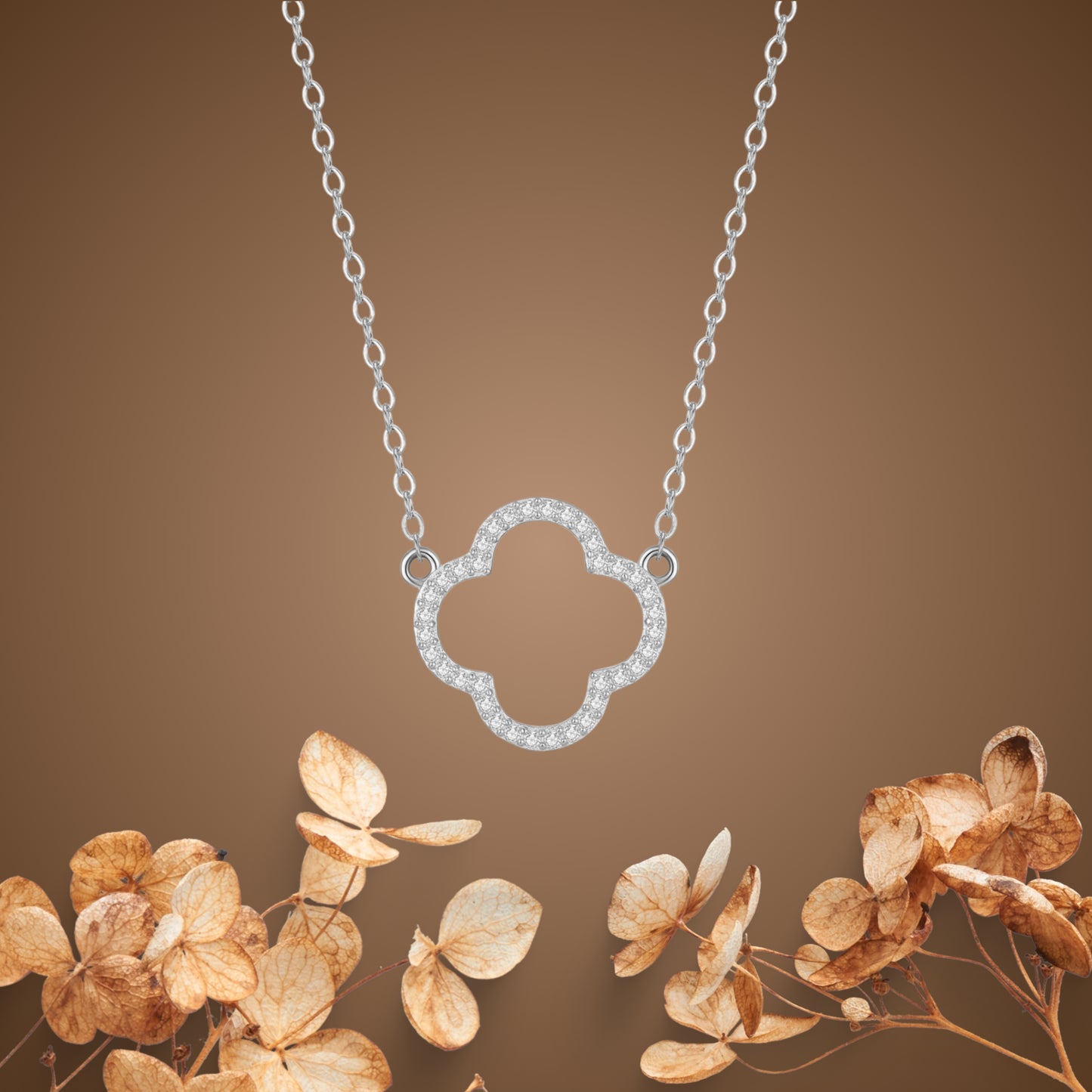 Kleeblatt Kette