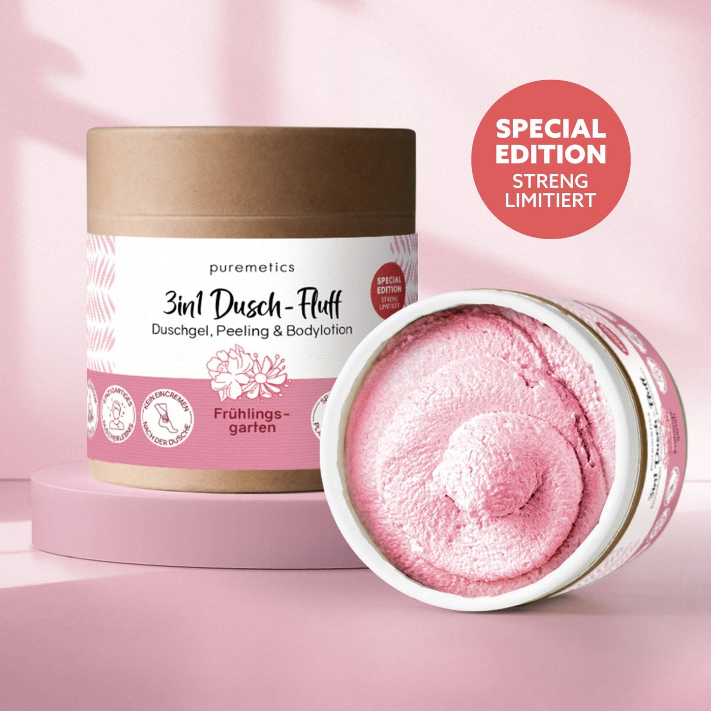 3in1 Dusch-Fluff 'Frühlingsgarten'