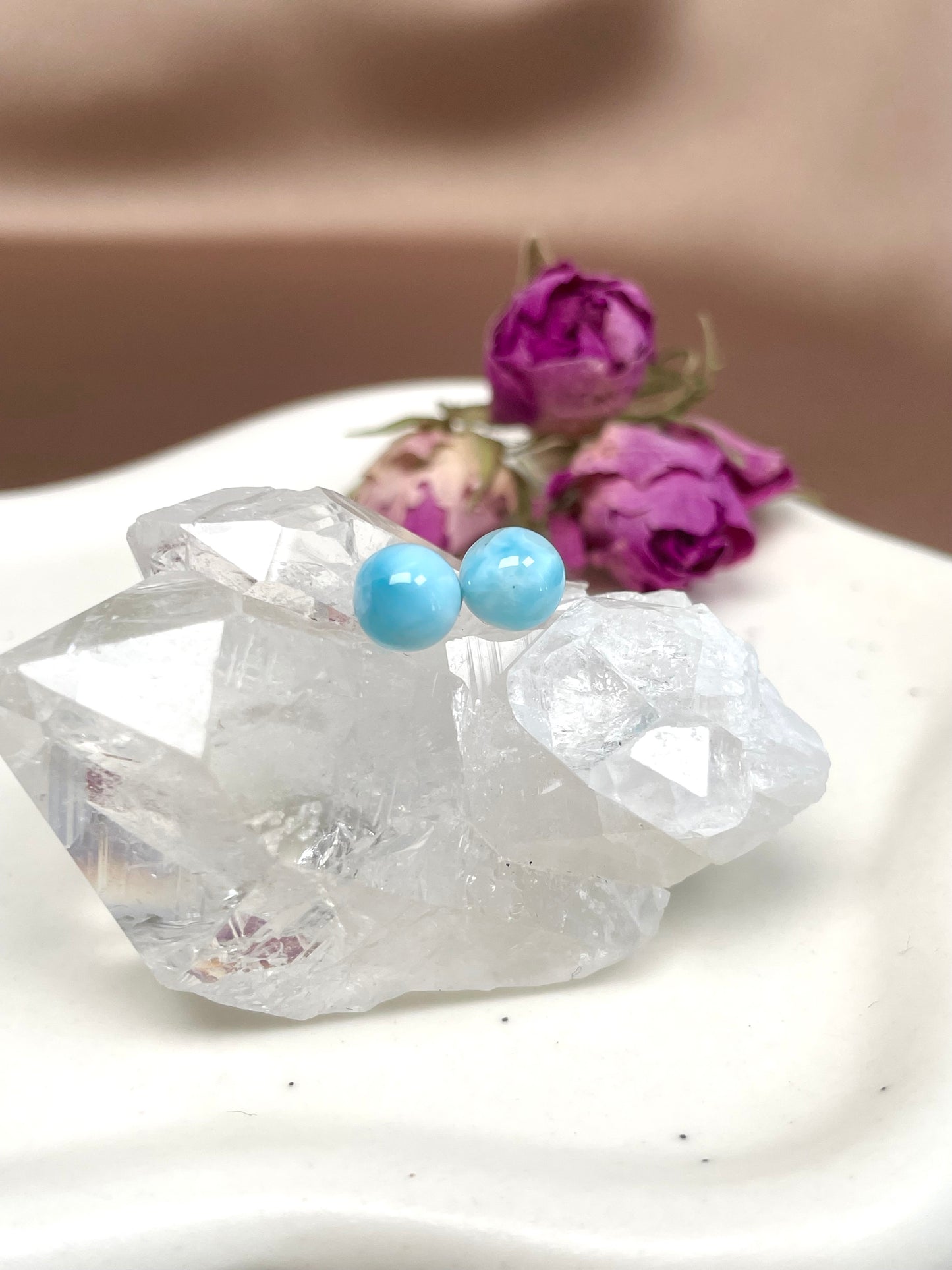 Larimar Ohrringe
