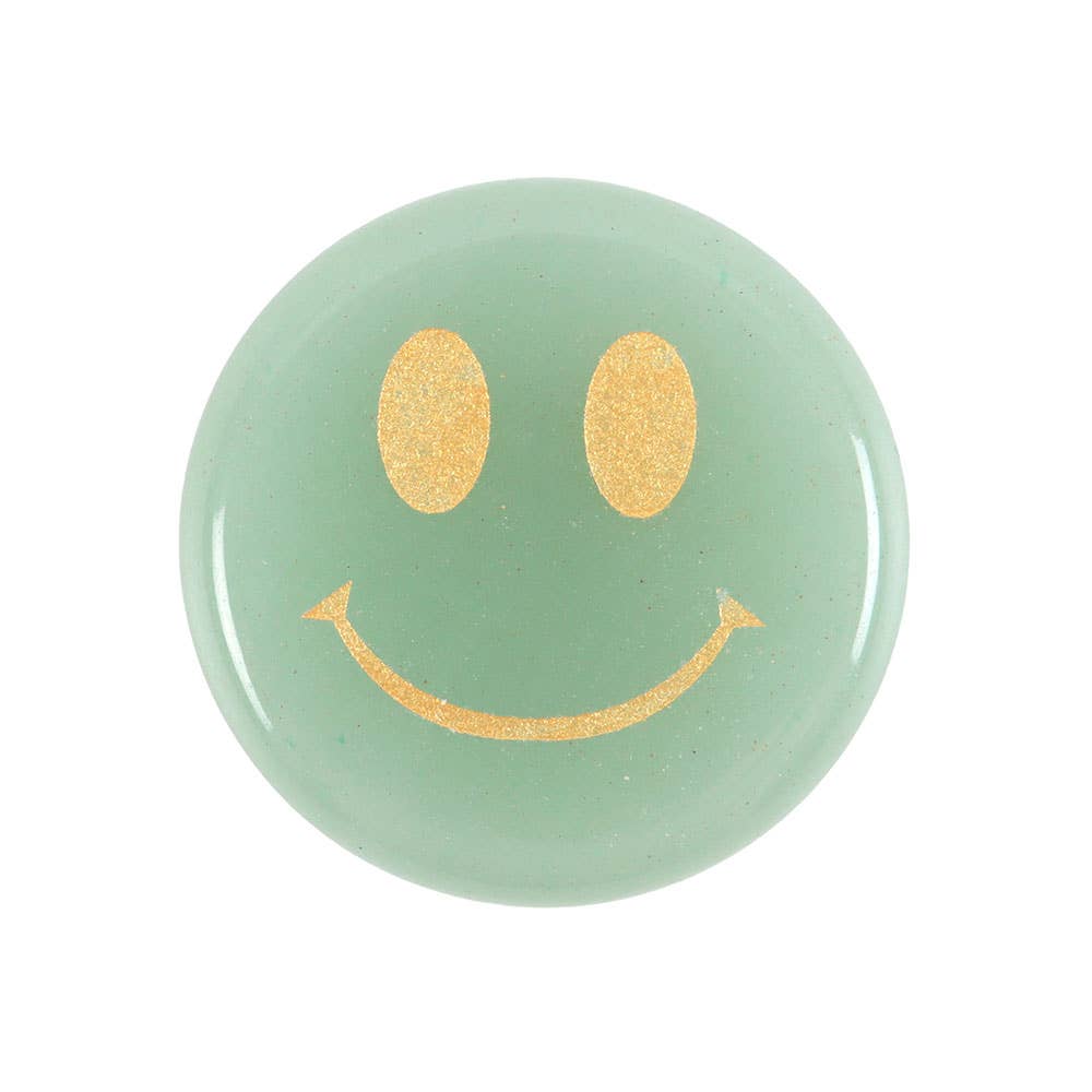Bleib positiv Aventurin Happy Face Kristall