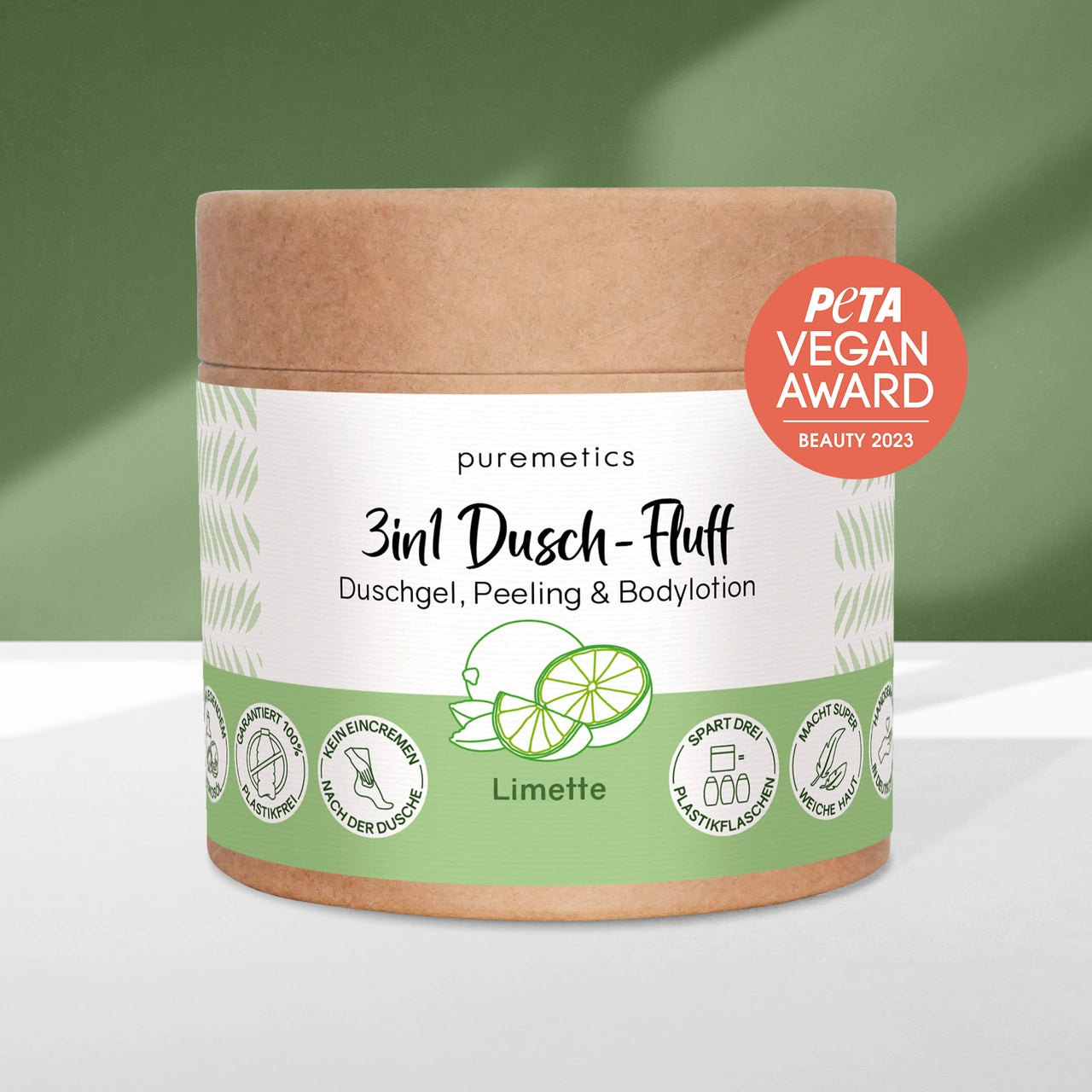 3in1 Dusch-Fluff "Limette"