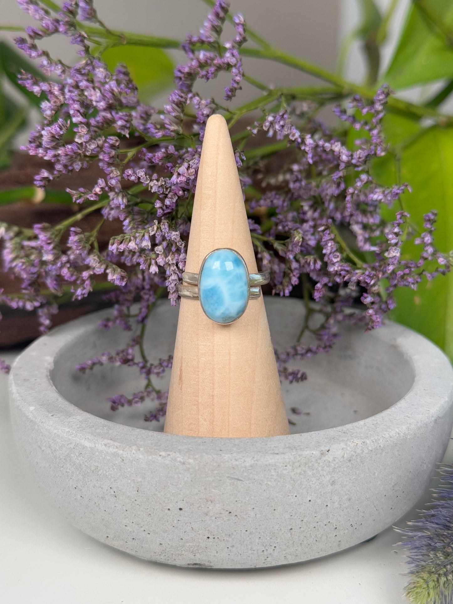 Larimar Ring Silber