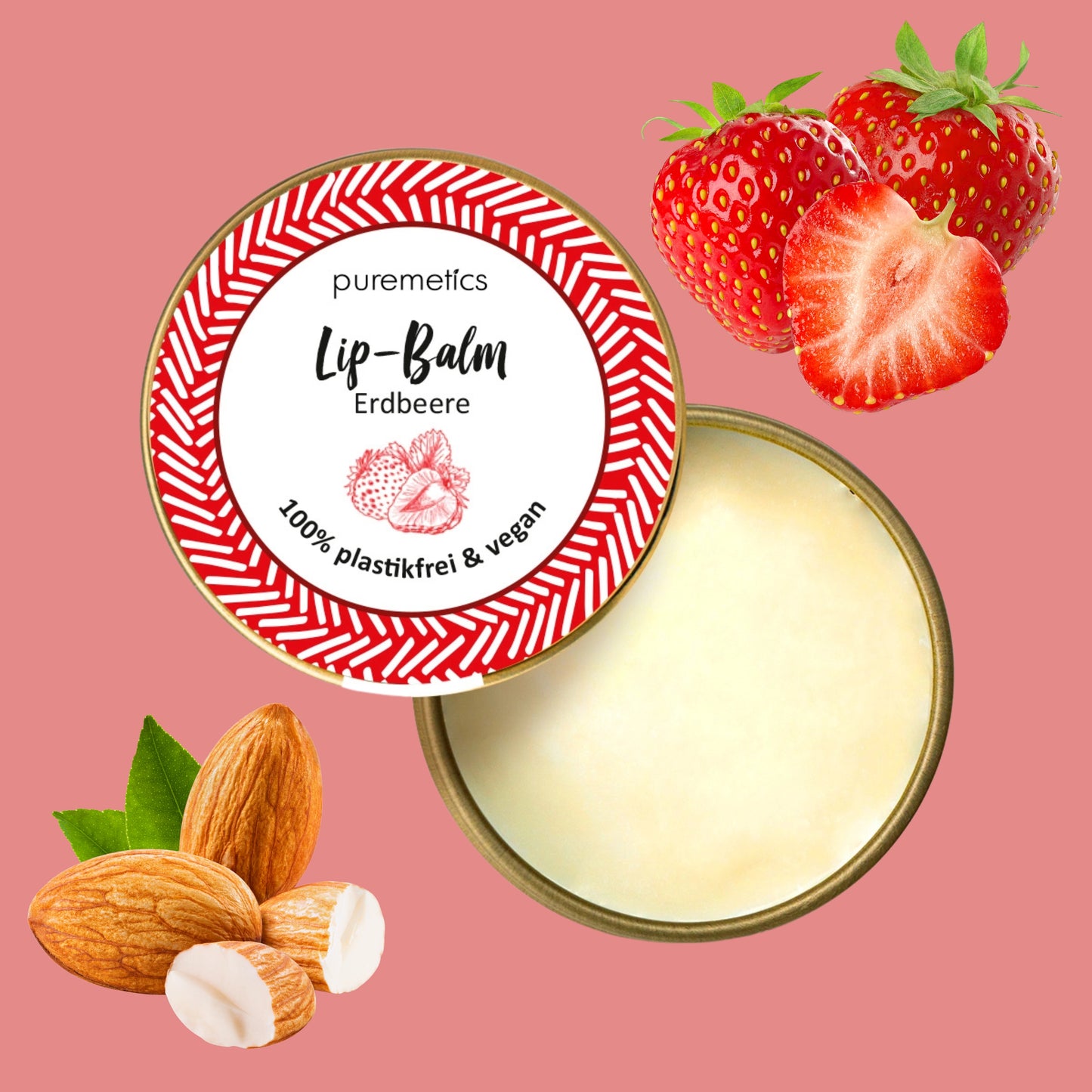 Lip Balm 'Erdbeere'