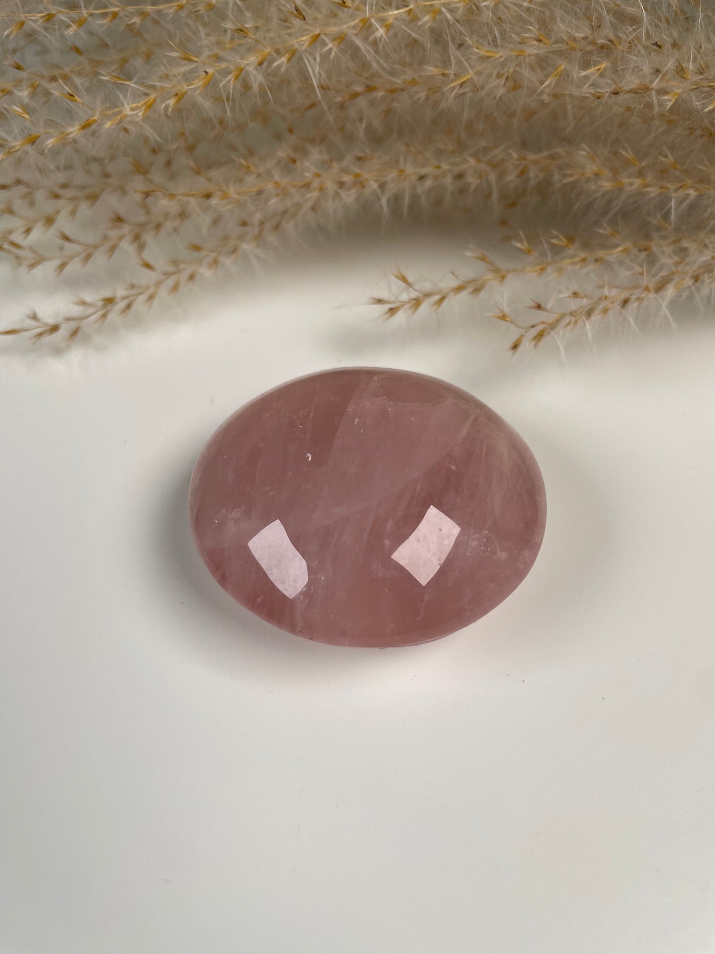 Rosenquarz Linsen