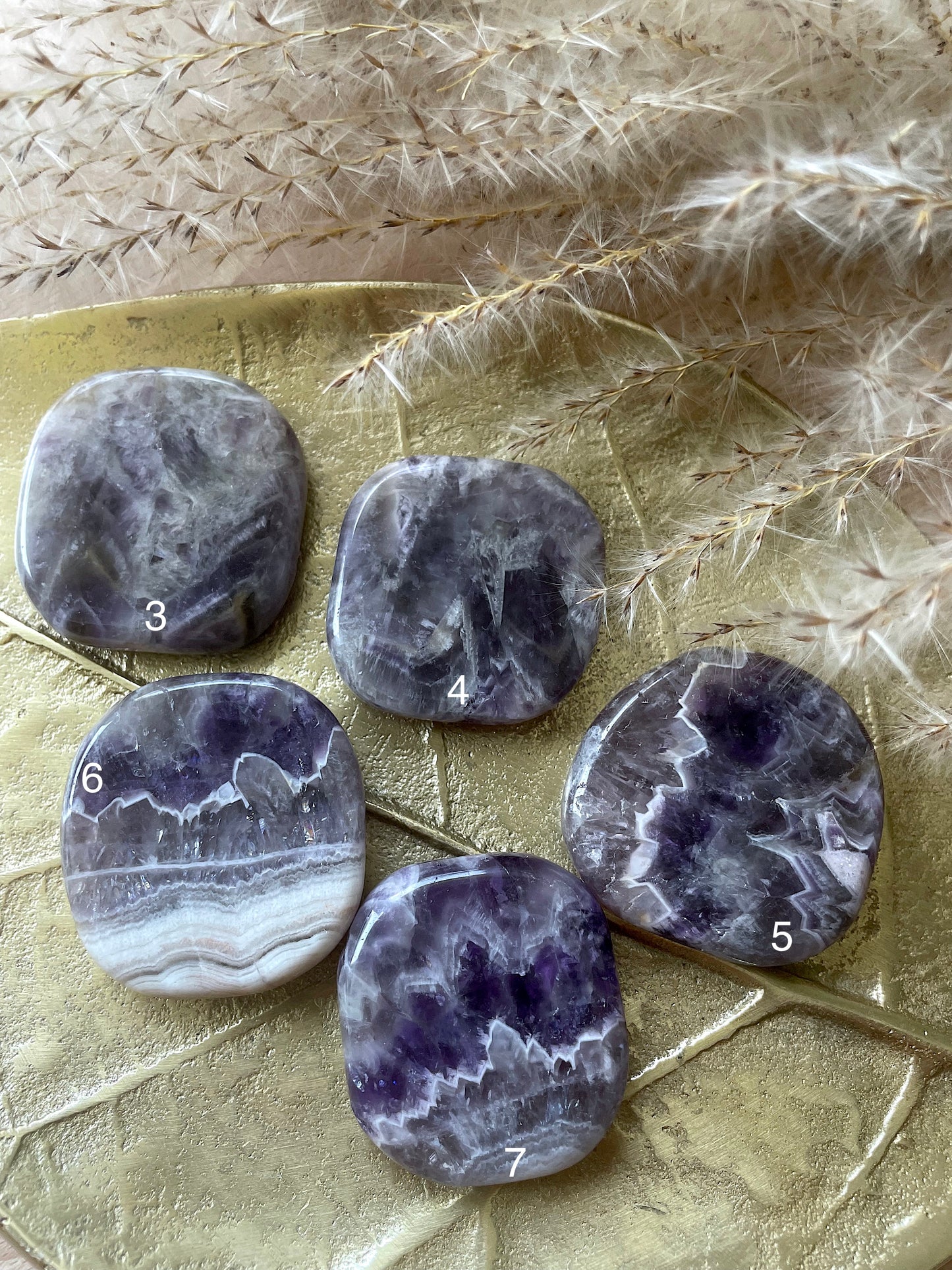 Chevron Amethyst Seibensteine