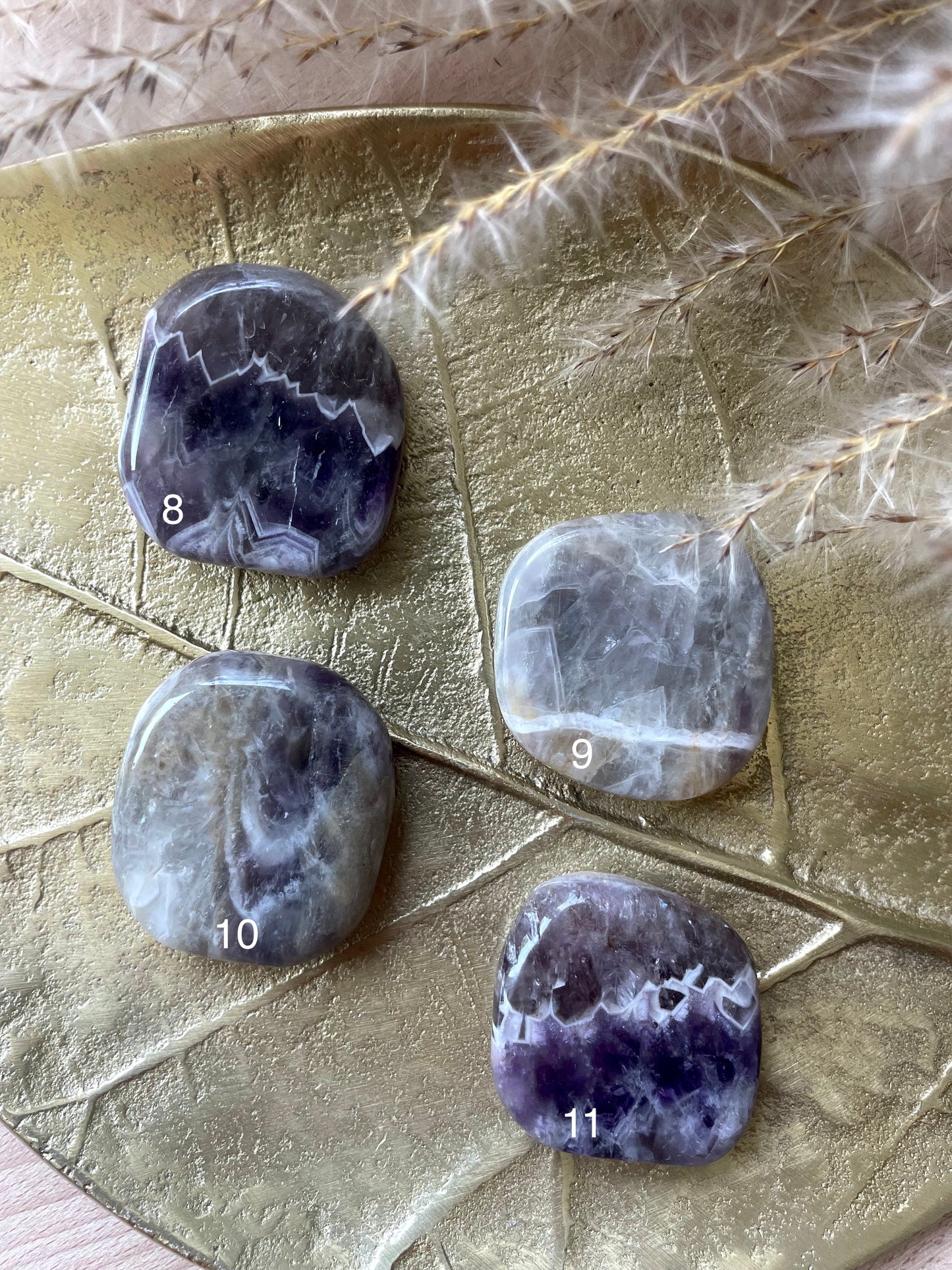 Chevron Amethyst Seibensteine