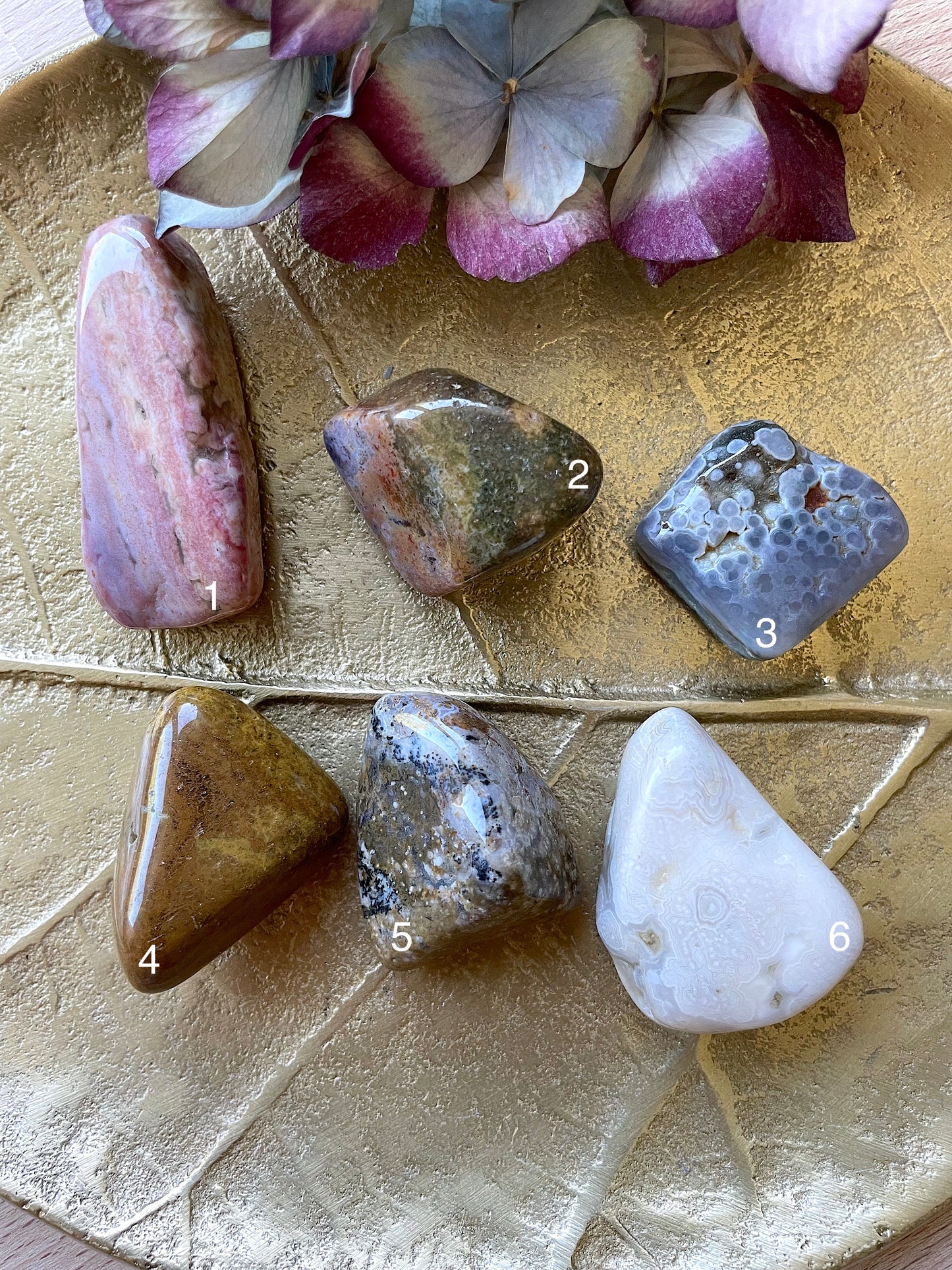 Ocean Jasper Trommelsteine