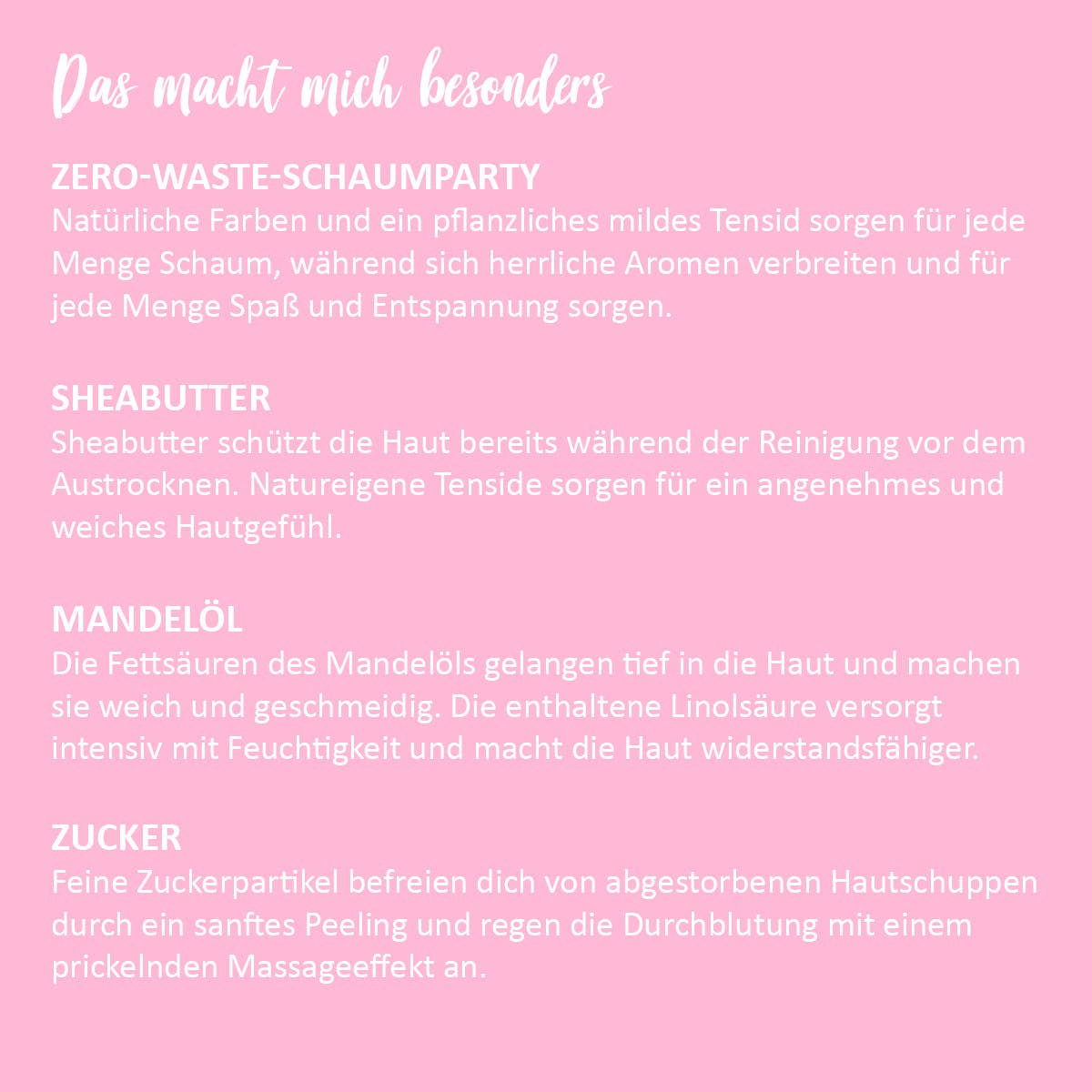 Butter-Fizz Badebombe 'Rosengarten'
