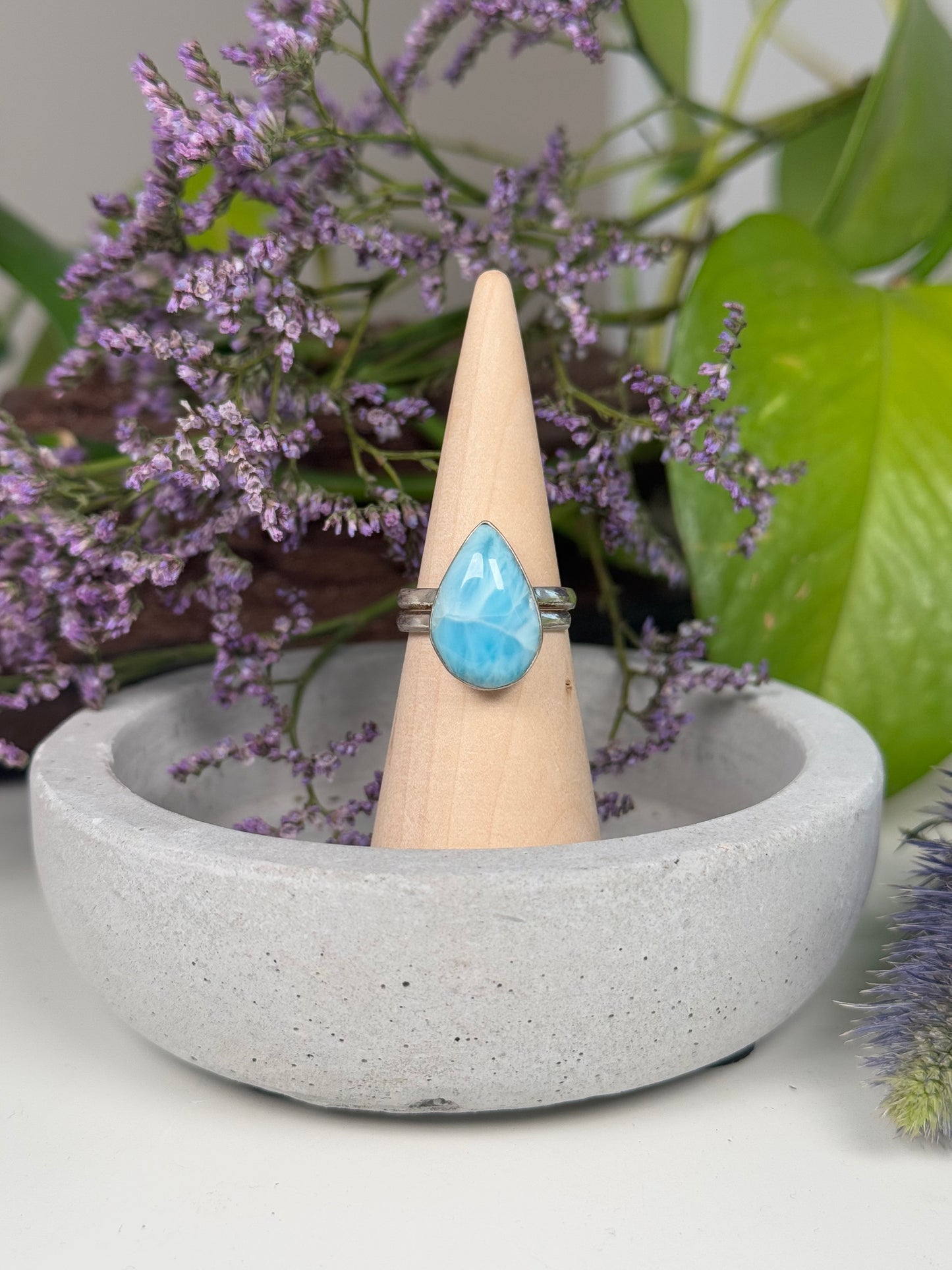 Larimar Ring Silber