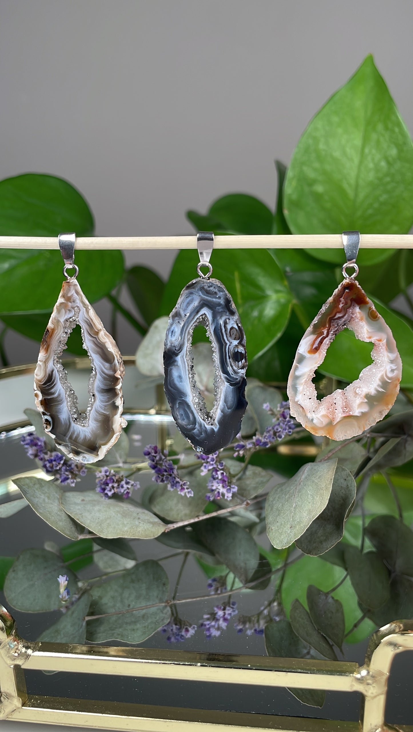 Achat Geoden Anhänger