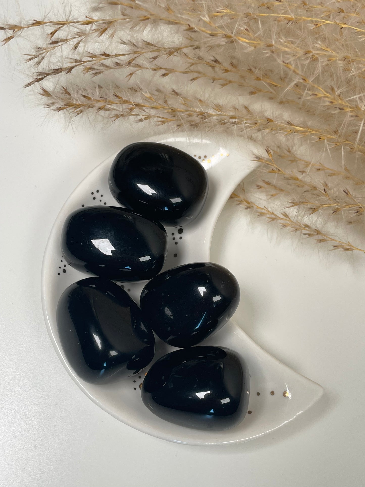 Obsidian Trommelsteine