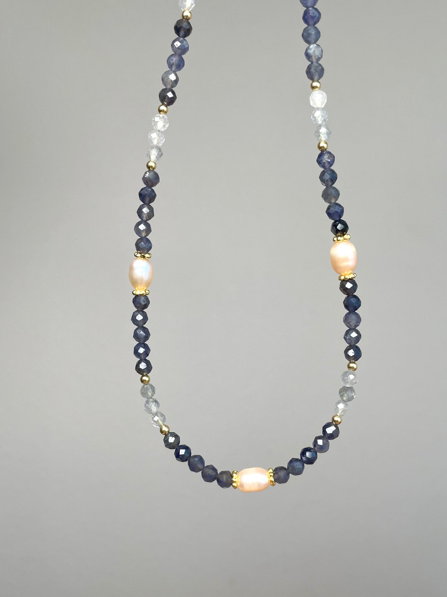 Iolith & Labradorit Choker