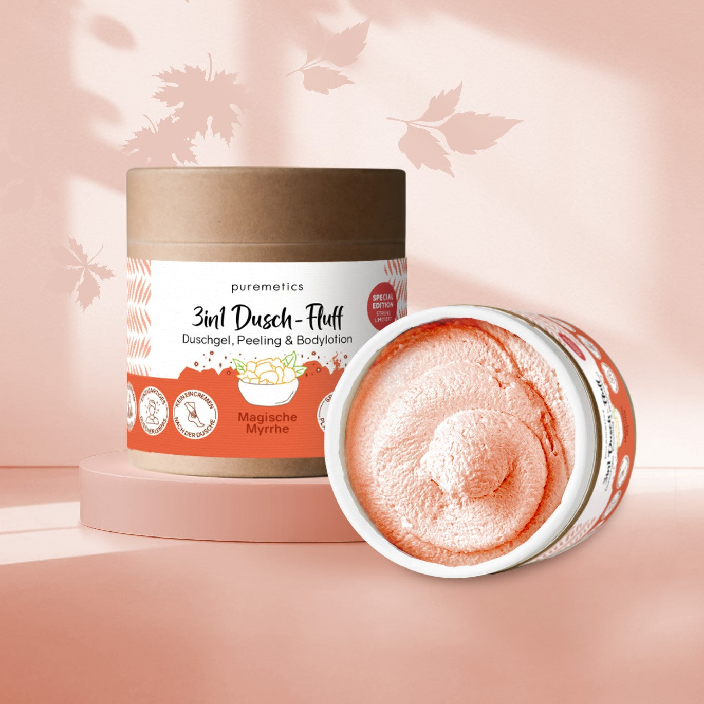 3in1 Dusch-Fluff Magische Myrrhe