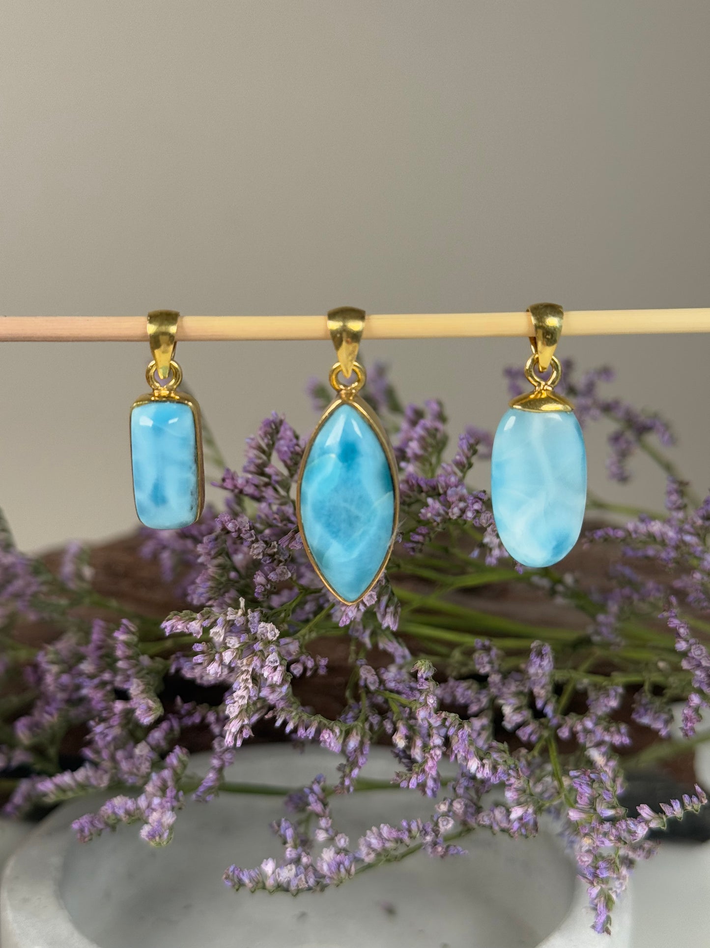 Larimar Anhänger vergl.