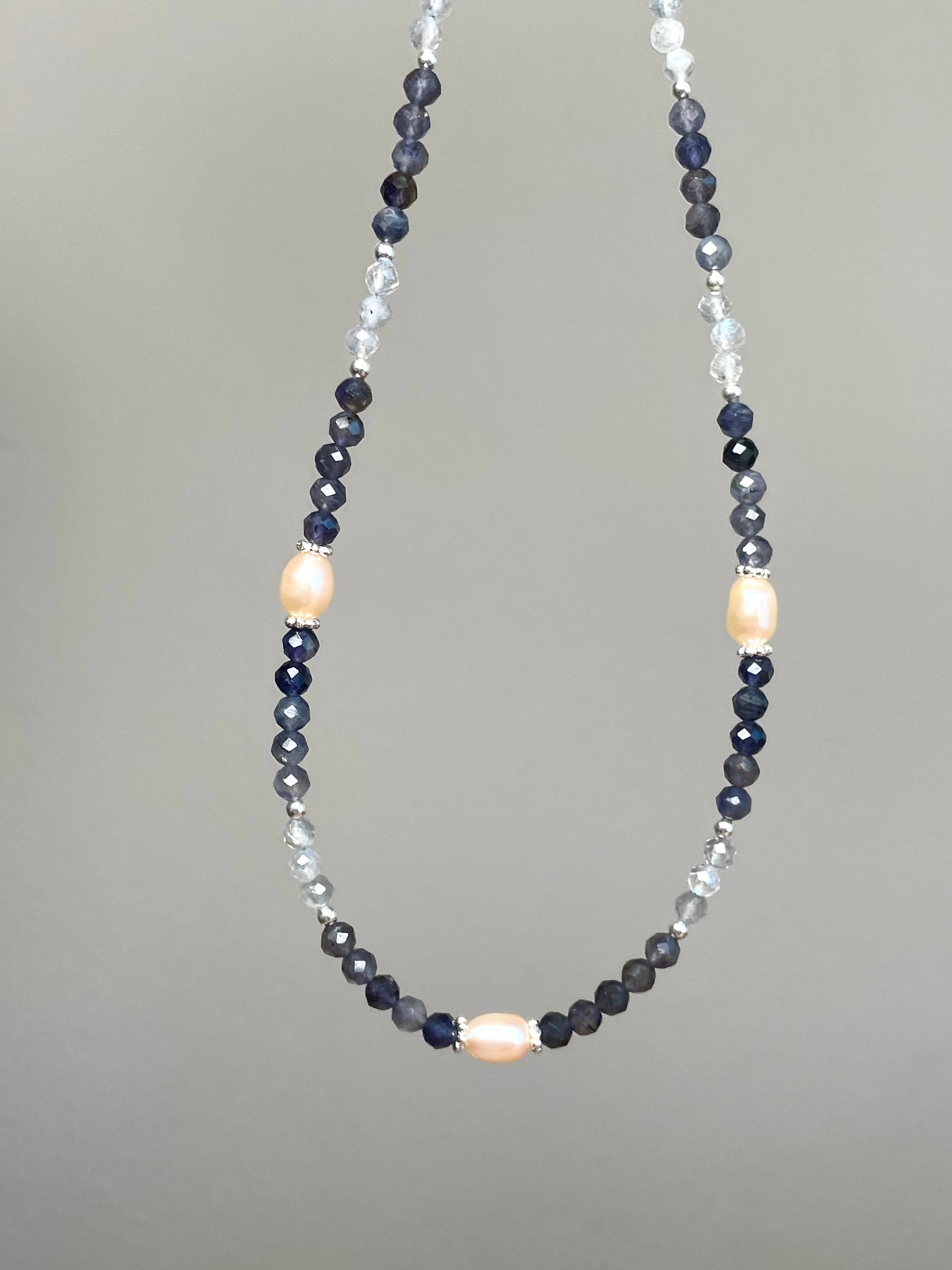 Iolith & Labradorit Choker