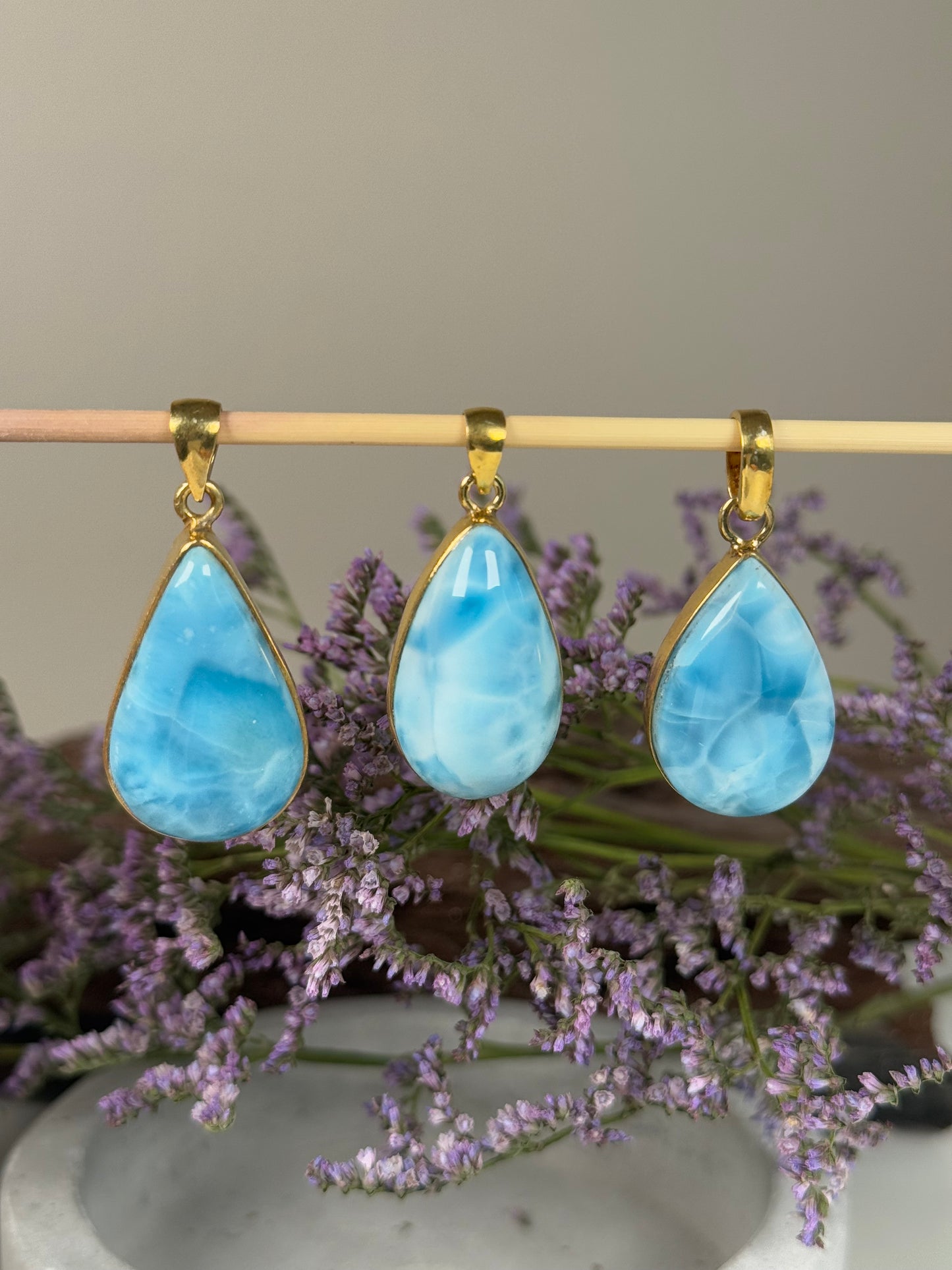 Larimar Anhänger vergl.