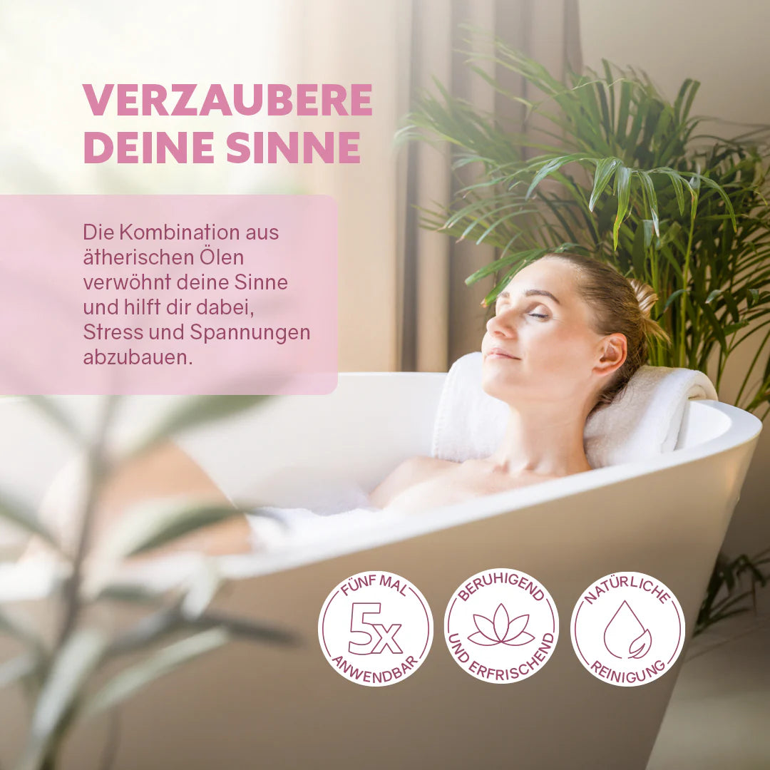 Badesalz Rosengarten