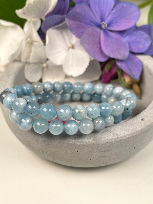 Aquamarin Armband