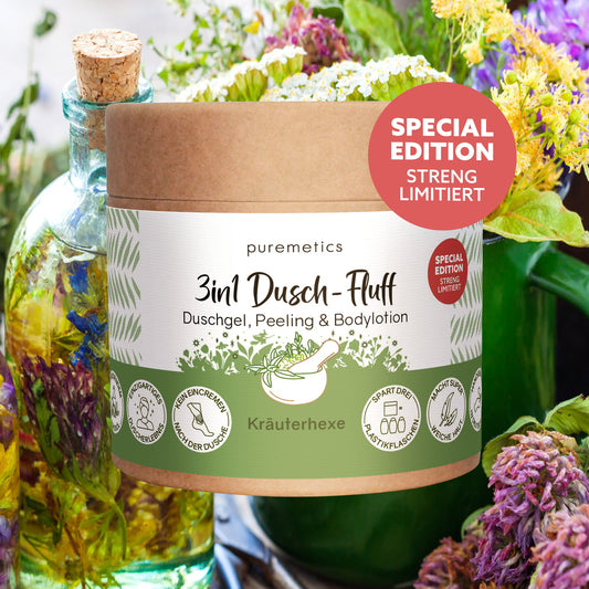3in1 Dusch-Fluff Kräuterhexe