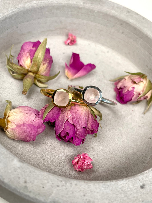 Rosenquarz Ring
