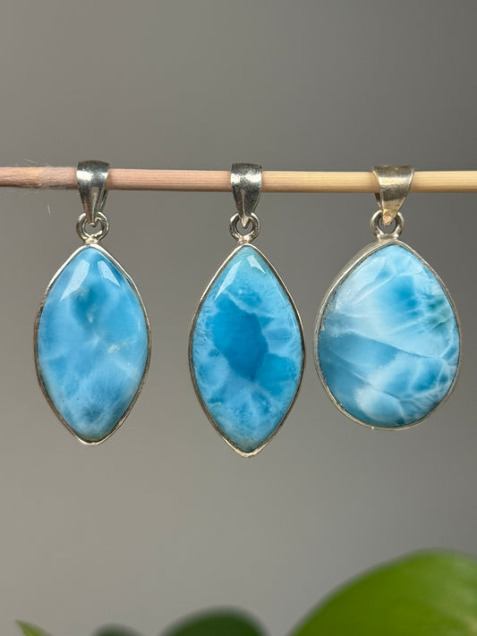 Larimar Anhänger Silber