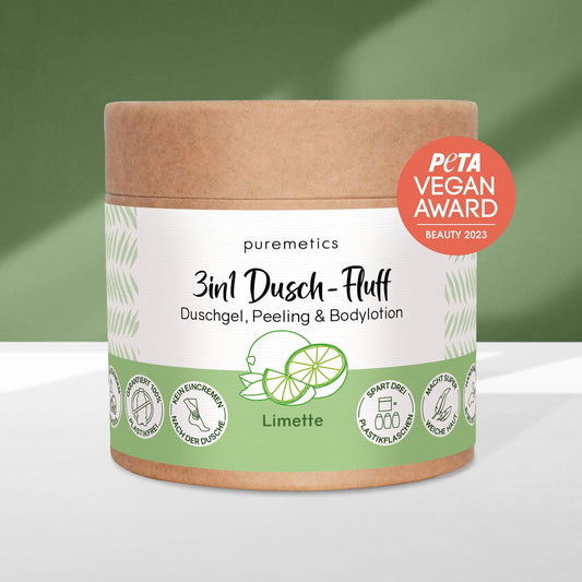 3in1 Dusch-Fluff "Limette"