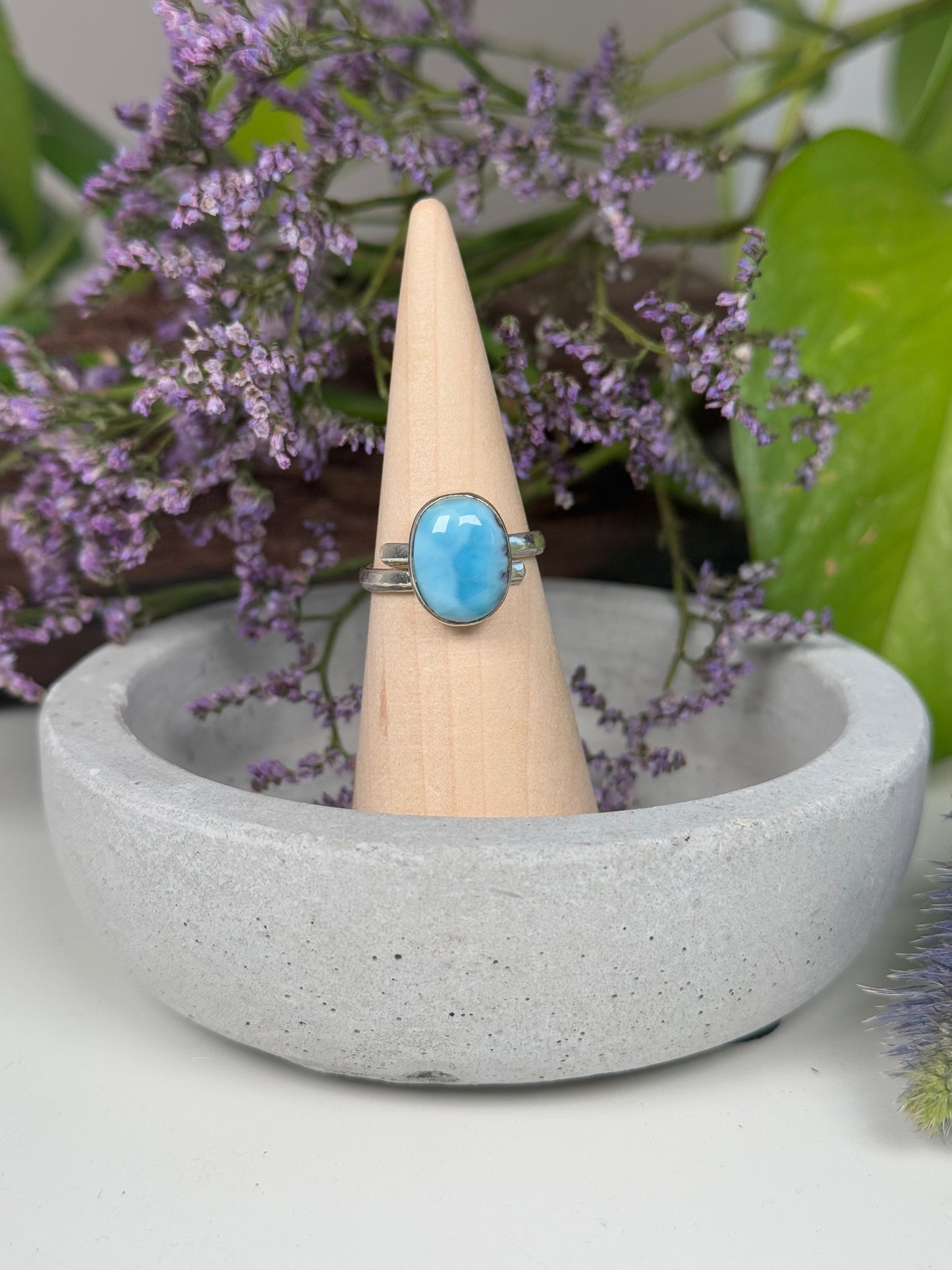 Larimar Ring Silber