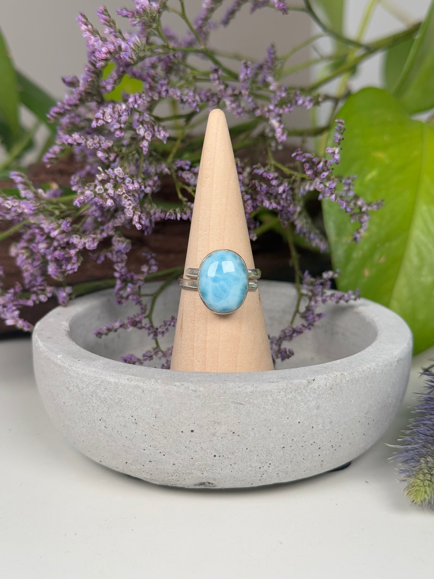 Larimar Ring Silber