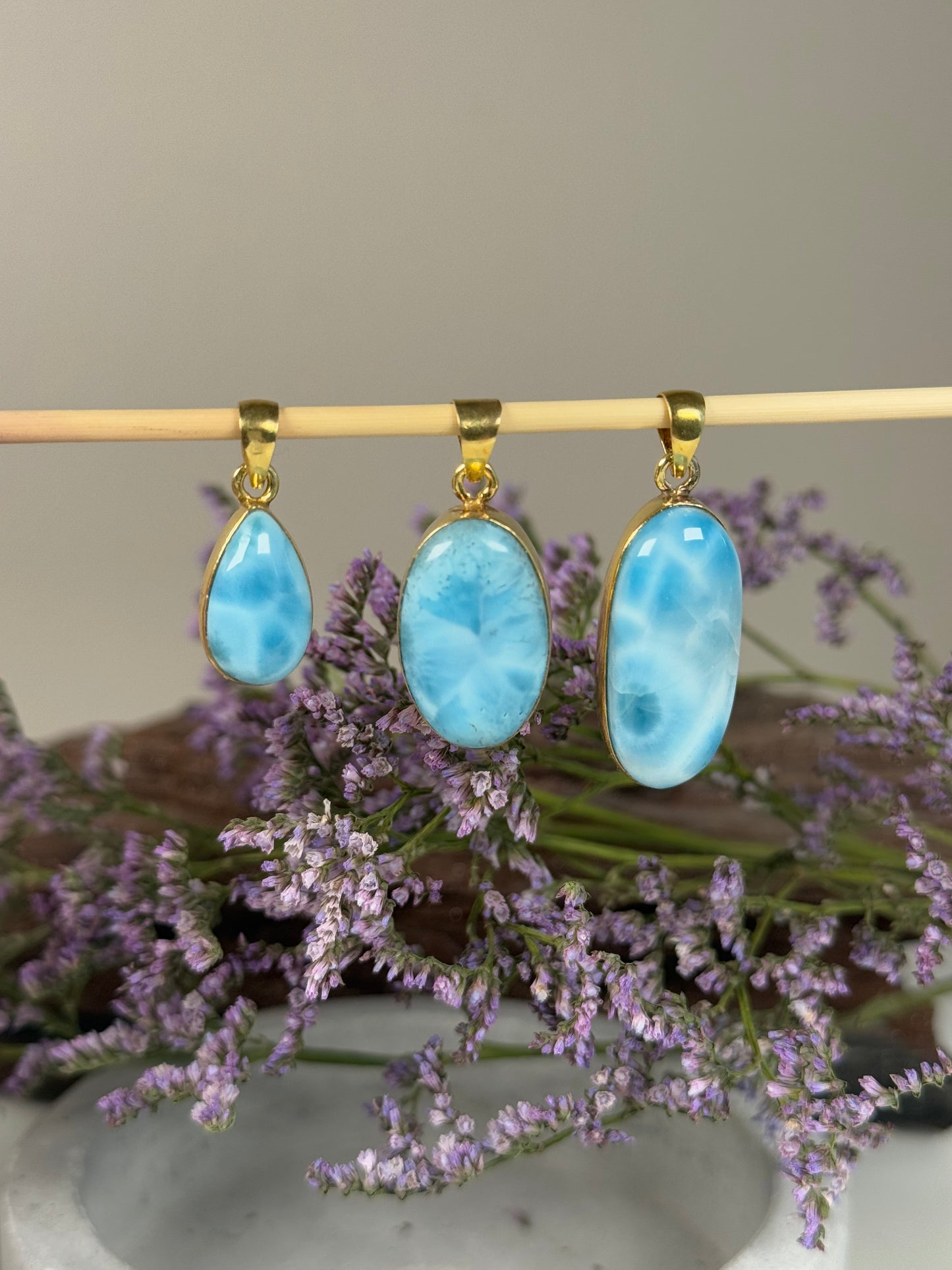 Larimar Anhänger vergl.