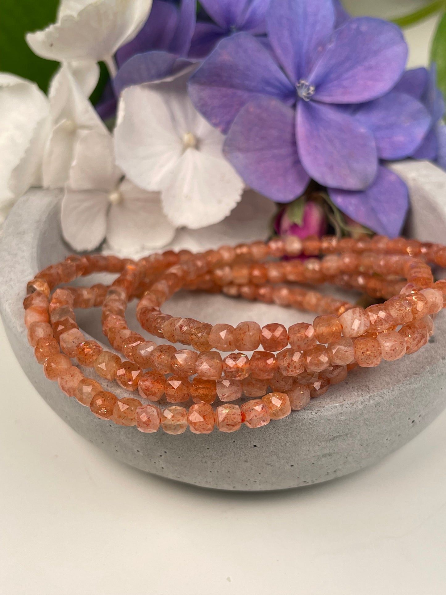 Sonnenstein Würfel Armband