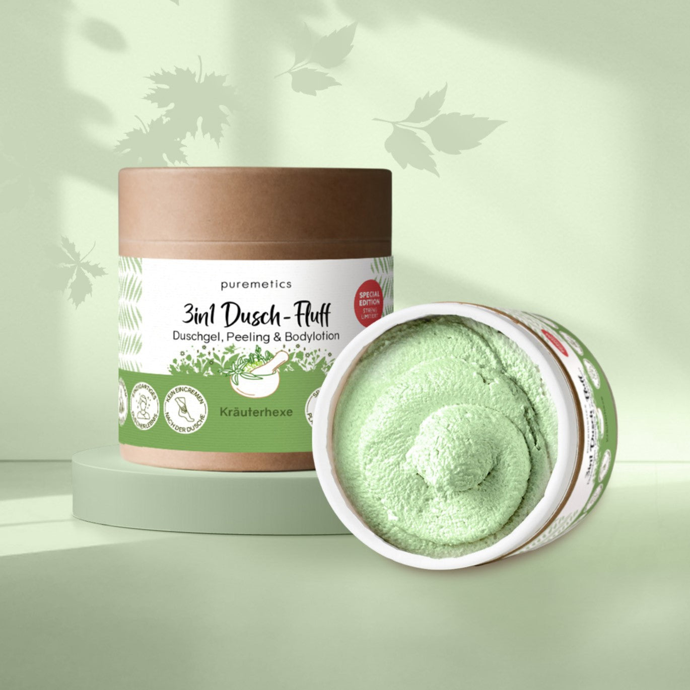 3in1 Dusch-Fluff Kräuterhexe