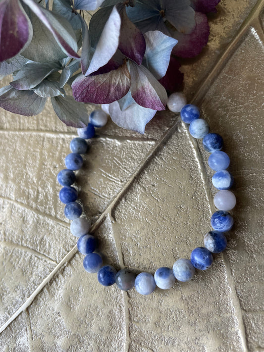 Sodalith Kugelarmband 6mm