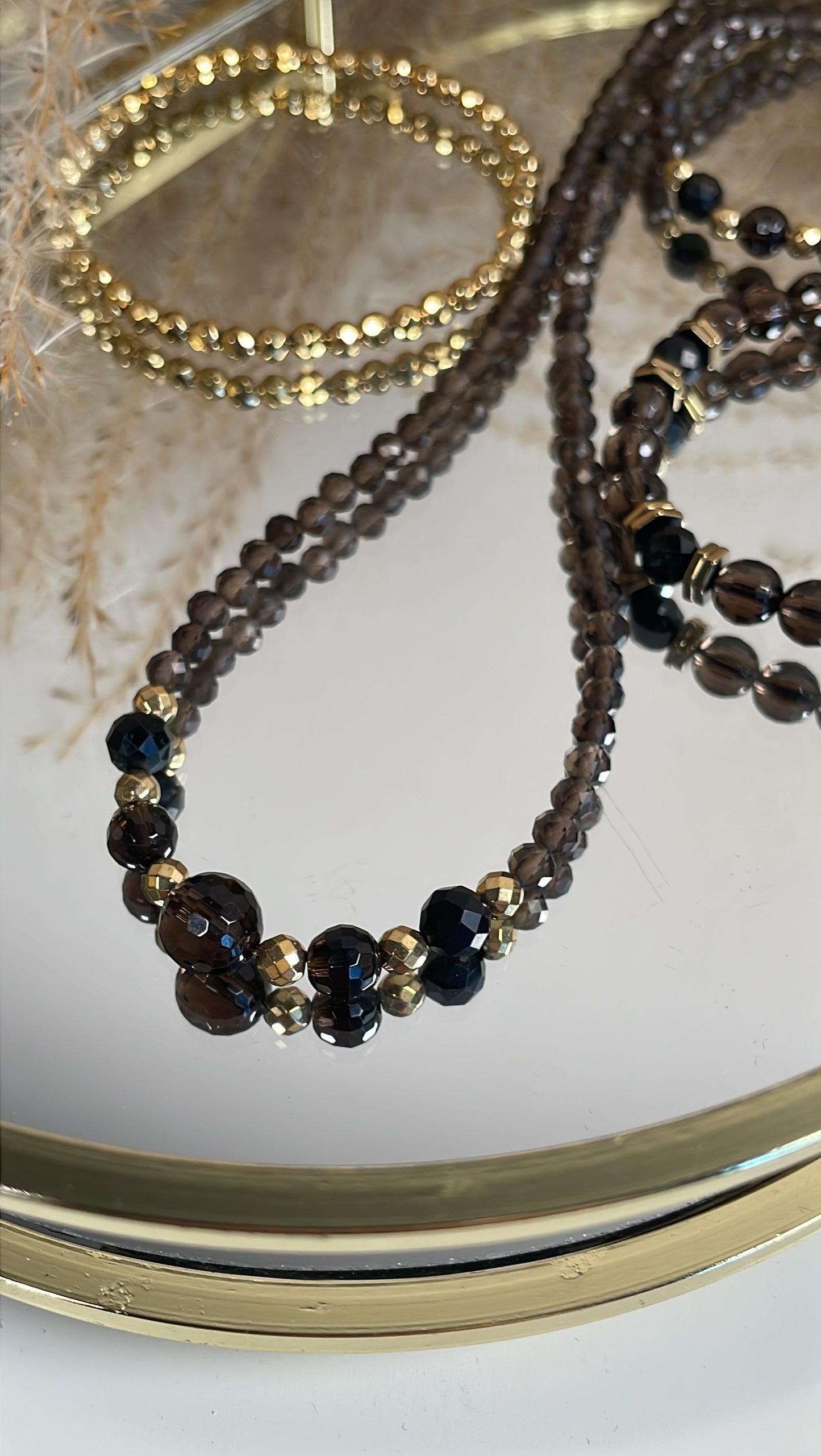 Rauchquarz & Turmalin Set