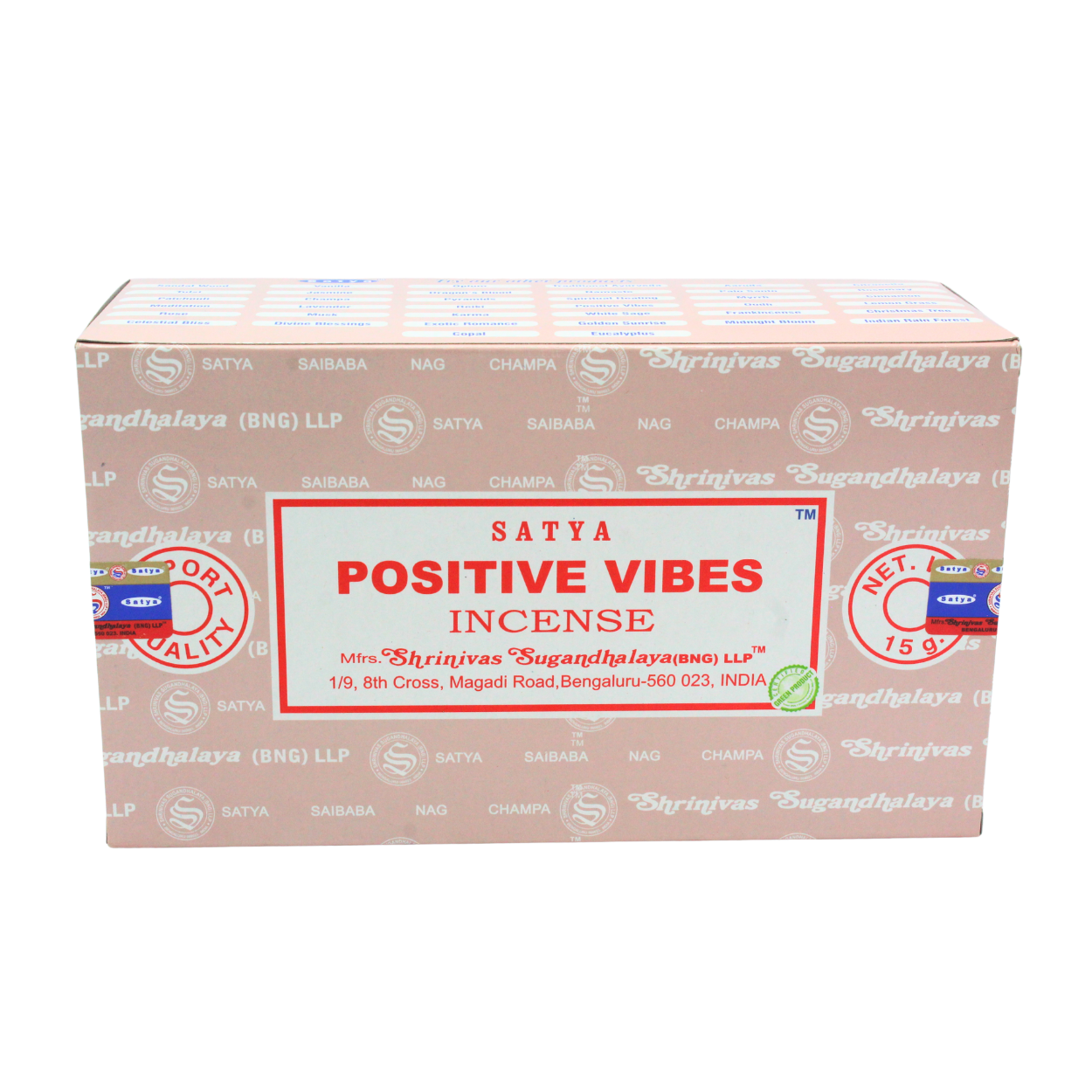 Satya Positive Vibes Räucherstäbchen 15 Gramm