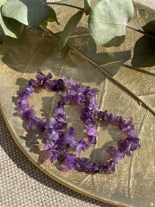 Amethyst Splittrearmband